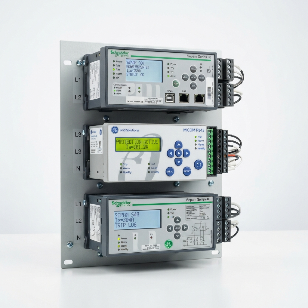 Relays — Sepam, MICOM, Vamp etc.