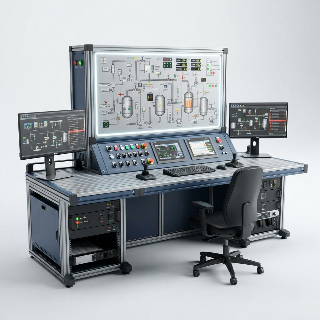Control Desk with Mimic Diagram